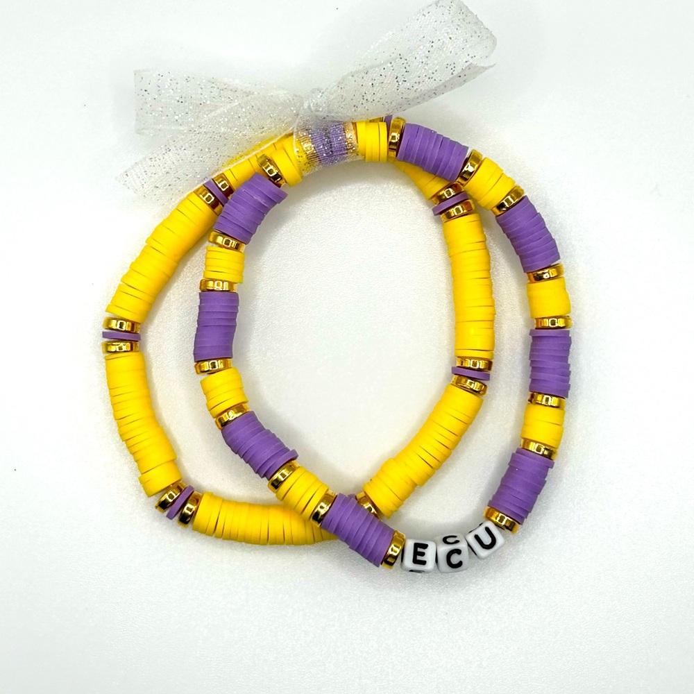 🌟ECU🌟 Eastern Carolina University Bracelet Set